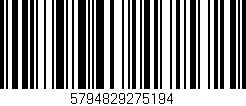 Código de barras (EAN, GTIN, SKU, ISBN): '5794829275194'