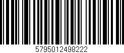 Código de barras (EAN, GTIN, SKU, ISBN): '5795012498222'
