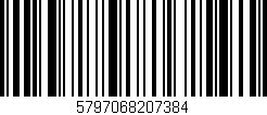 Código de barras (EAN, GTIN, SKU, ISBN): '5797068207384'