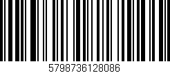 Código de barras (EAN, GTIN, SKU, ISBN): '5798736128086'