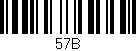 Código de barras (EAN, GTIN, SKU, ISBN): '57B'