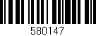 Código de barras (EAN, GTIN, SKU, ISBN): '580147'