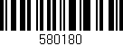 Código de barras (EAN, GTIN, SKU, ISBN): '580180'
