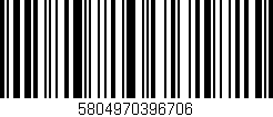 Código de barras (EAN, GTIN, SKU, ISBN): '5804970396706'