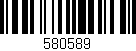 Código de barras (EAN, GTIN, SKU, ISBN): '580589'
