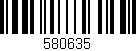 Código de barras (EAN, GTIN, SKU, ISBN): '580635'