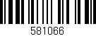 Código de barras (EAN, GTIN, SKU, ISBN): '581066'