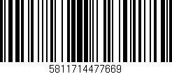 Código de barras (EAN, GTIN, SKU, ISBN): '5811714477669'