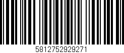 Código de barras (EAN, GTIN, SKU, ISBN): '5812752929271'