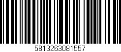Código de barras (EAN, GTIN, SKU, ISBN): '5813263081557'