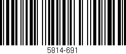 Código de barras (EAN, GTIN, SKU, ISBN): '5814-691'