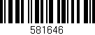 Código de barras (EAN, GTIN, SKU, ISBN): '581646'