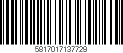 Código de barras (EAN, GTIN, SKU, ISBN): '5817017137729'