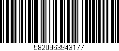 Código de barras (EAN, GTIN, SKU, ISBN): '5820963943177'