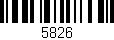 Código de barras (EAN, GTIN, SKU, ISBN): '5826'