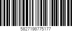 Código de barras (EAN, GTIN, SKU, ISBN): '5827198775177'