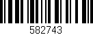 Código de barras (EAN, GTIN, SKU, ISBN): '582743'