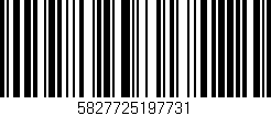 Código de barras (EAN, GTIN, SKU, ISBN): '5827725197731'