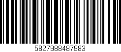 Código de barras (EAN, GTIN, SKU, ISBN): '5827988487983'