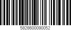 Código de barras (EAN, GTIN, SKU, ISBN): '5828600090052'
