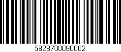 Código de barras (EAN, GTIN, SKU, ISBN): '5828700090002'