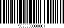 Código de barras (EAN, GTIN, SKU, ISBN): '5828900090001'