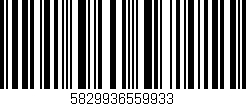 Código de barras (EAN, GTIN, SKU, ISBN): '5829936559933'