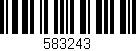 Código de barras (EAN, GTIN, SKU, ISBN): '583243'