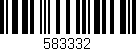 Código de barras (EAN, GTIN, SKU, ISBN): '583332'