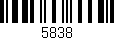 Código de barras (EAN, GTIN, SKU, ISBN): '5838'