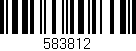 Código de barras (EAN, GTIN, SKU, ISBN): '583812'