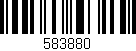 Código de barras (EAN, GTIN, SKU, ISBN): '583880'