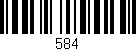 Código de barras (EAN, GTIN, SKU, ISBN): '584'