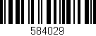 Código de barras (EAN, GTIN, SKU, ISBN): '584029'