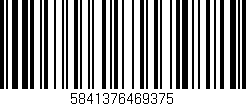 Código de barras (EAN, GTIN, SKU, ISBN): '5841376469375'