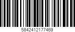 Código de barras (EAN, GTIN, SKU, ISBN): '5842412177469'