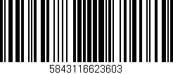 Código de barras (EAN, GTIN, SKU, ISBN): '5843116623603'