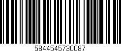 Código de barras (EAN, GTIN, SKU, ISBN): '5844545730087'