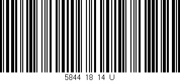 Código de barras (EAN, GTIN, SKU, ISBN): '5844_18_14_U'