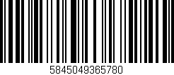 Código de barras (EAN, GTIN, SKU, ISBN): '5845049365780'