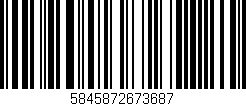 Código de barras (EAN, GTIN, SKU, ISBN): '5845872673687'
