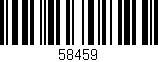 Código de barras (EAN, GTIN, SKU, ISBN): '58459'