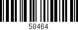 Código de barras (EAN, GTIN, SKU, ISBN): '58464'