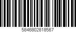 Código de barras (EAN, GTIN, SKU, ISBN): '5846802818567'