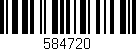 Código de barras (EAN, GTIN, SKU, ISBN): '584720'