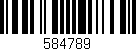 Código de barras (EAN, GTIN, SKU, ISBN): '584789'