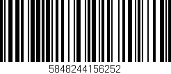 Código de barras (EAN, GTIN, SKU, ISBN): '5848244156252'