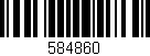 Código de barras (EAN, GTIN, SKU, ISBN): '584860'