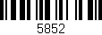 Código de barras (EAN, GTIN, SKU, ISBN): '5852'