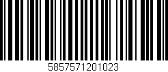 Código de barras (EAN, GTIN, SKU, ISBN): '5857571201023'